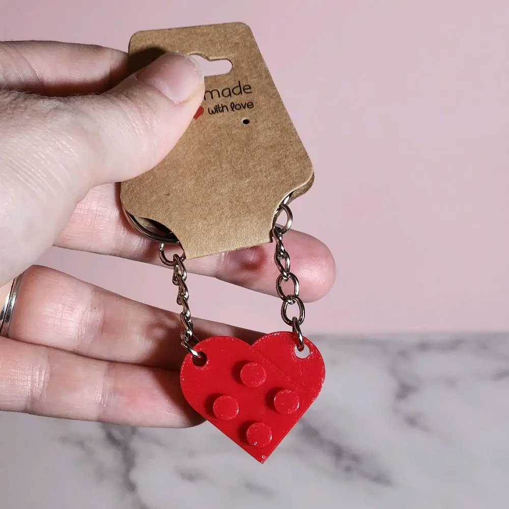 Brick Heart Keychain Brick Heart Keychain
