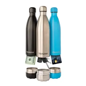 Secret stash water bottle