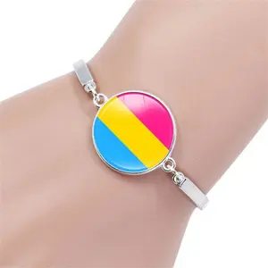 Round LGBTQ Flag Bracelets