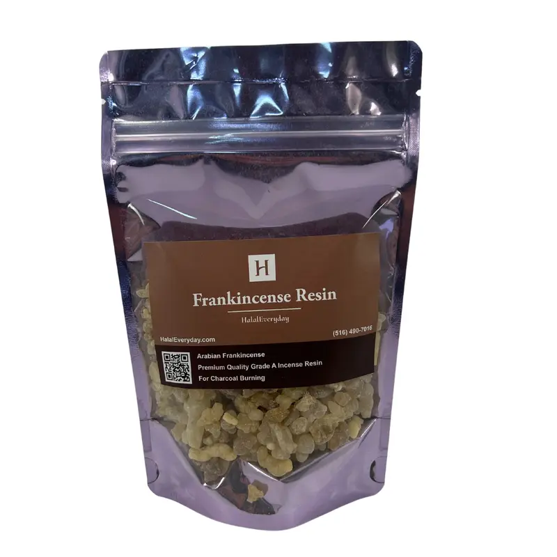 Frankincense Resin Incense Granular 100% Pure Organic Grade A No Fillers Tears Diffuser Aroma Fragrance Scent Charcoal 2 Oz. Premium Quality Halal Non-GMO