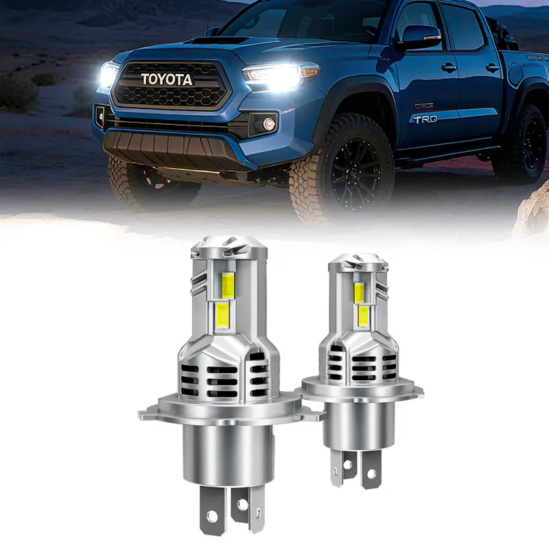 H4 LED Headlight Bulbs – Ultra-Bright 1500FT Beam, 50,000H Lifespan, Plug & Play Upgrade