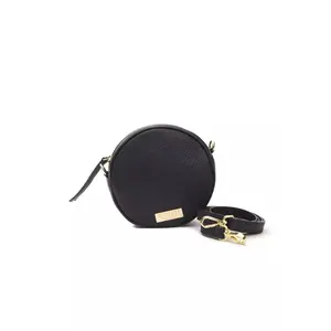 Pompei Donatella Gray Leather Crossbody Bag