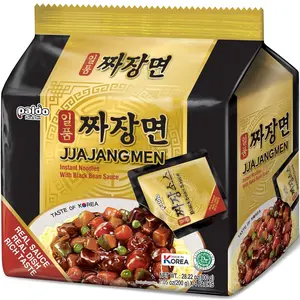 Paldo Fun & Yum Ilpoom Jjajangmen Chajang Noodles 7.05oz | Traditional Korean Brothless Black Bean Ramen