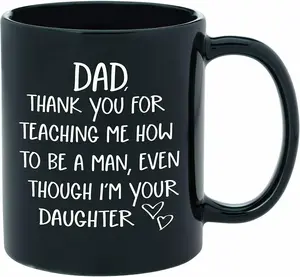 Thank You For Teaching Me To Be A Man Fathers Day Mug
