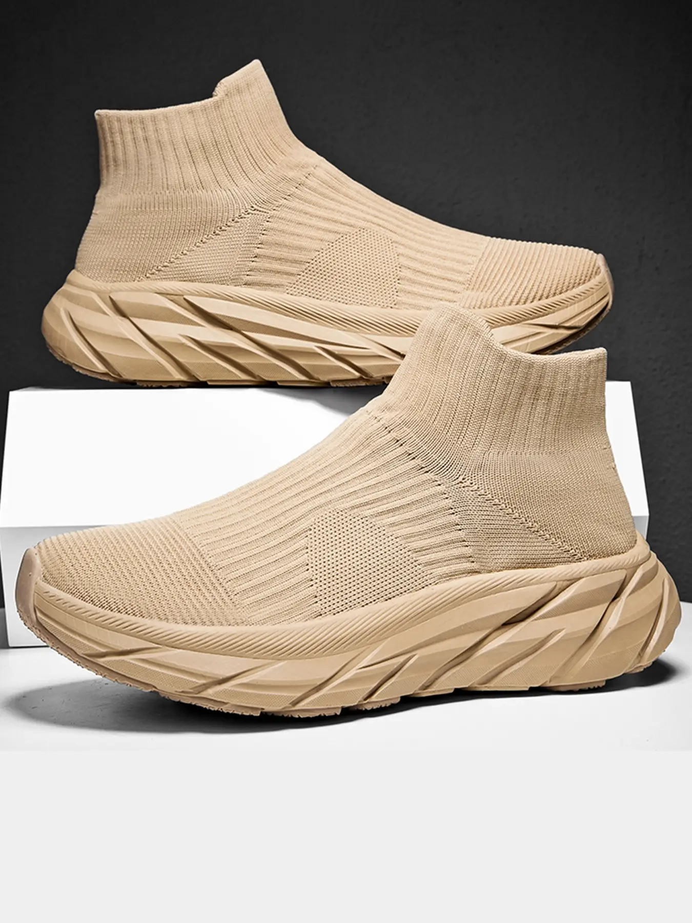 Men's Casual Sport Socks Shoes Fleece Outdoor Warm Lightweight Breathable Men's Leisure Shoes Sports Shoes Sneaker Breathable Sneakers Low Top Sneakers Casual Sporty Sneakers Sneaker Footwear