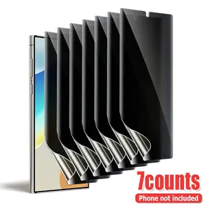 Anti-spy Flexible Screen Protector, Privacy Defense Screen Protector, Bend Resistant Screen Protector for Galaxy S23/S23+/S23 Ultra, Cover