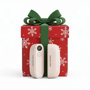 Magnetic Split Hand Warmer USB Rechargeable 2-in-1 Portable Shareable Double-Sided Heating for Cold Weather Camping Hiking New Color Scheme Fashion and Beauty ocoop  hand  warmer