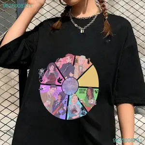 Good Omens Relationship Shirts - Gabriel X Beelzebub, Maggie X Nina, Good Omens 2 TV Series Merchandise Tshirt