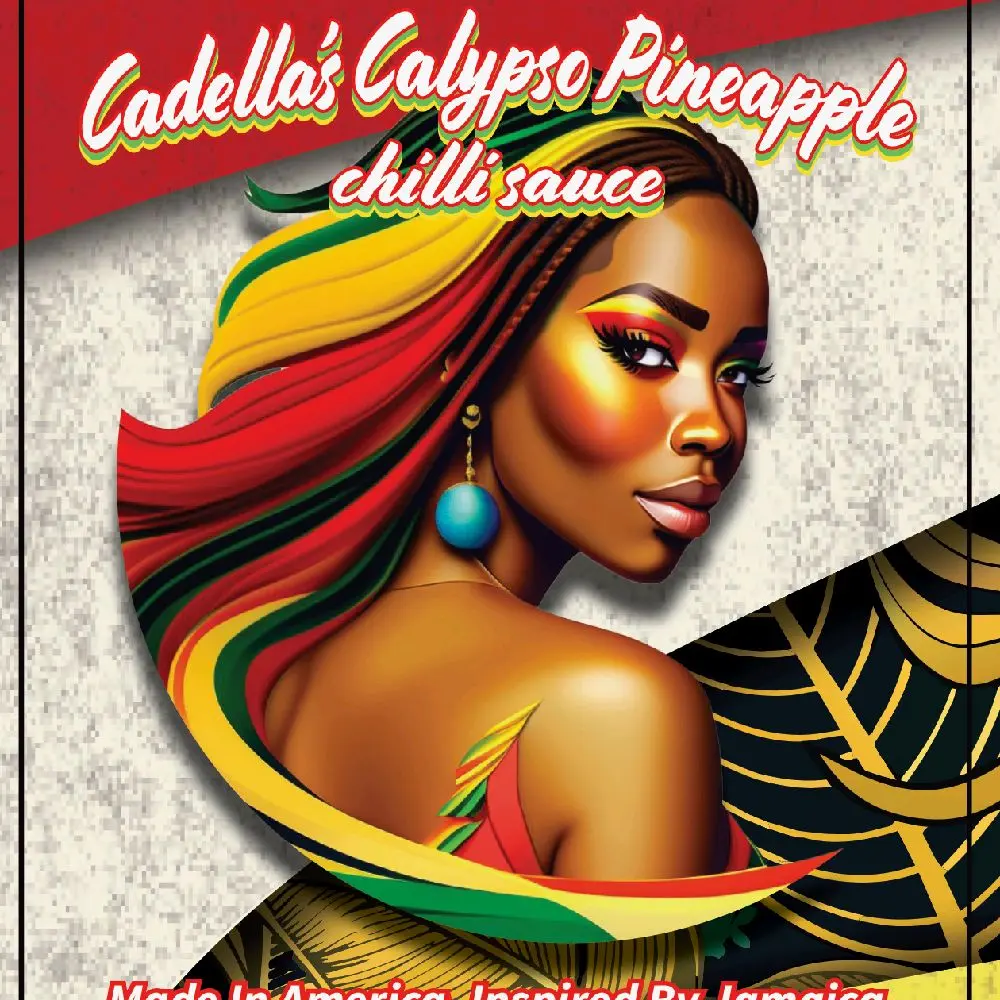 Cedella's Calypso Pineapple-Chilli Sauce - Exotic Flavor with Tanginess and Heat, Ideal for Grilling and Barbecuing, South of the Caribbean Islands Foods - Dip, Sambal