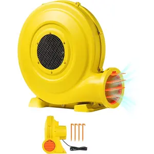 VEVOR Inflatable Blower, Dual-Power Bounce House Blower, 380W/590W/750W Pump Air Blower for Inflatables, Bouncy Castle Electric Fan for Bounce House, WaterslidesVEVOR Super Brand Day