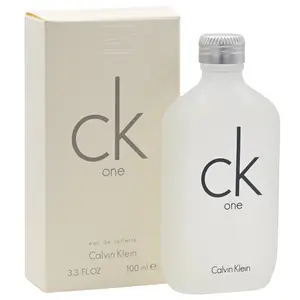 Calvin Klein CK 1 Unisex EDT Alcohol Spray Cologne Perfume - 3.4 fl oz Gender-Neutral Men's Fragrance, Fruit-Floral Scent with Jasmine Base, Fresh Day New-in-Box Single Item
