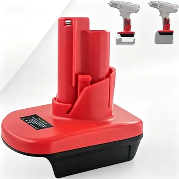 M18 to M12 Power Tool Battery Adapter, 18V to 12V Converter for Cordless Tools, Reusable Voltage Converter, Compatible with 18V Battery to 12V Tool Operation, Secure Connection No Modification Needed