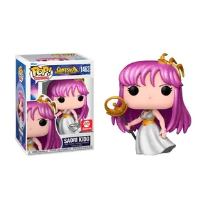FUNKO POP! ANIME: Saint Seiya Athena Saori Kido Diamond Collection Glitter Figure 1463 AE Exclusive