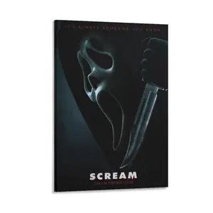Scream Poster Poster Canvas Wall Art For Bedroom Decor Bar Office Room Decor Gift