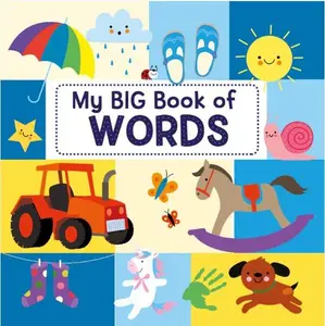Coloring Art Softcover Children's Picture Book, "My Big Book of Words"