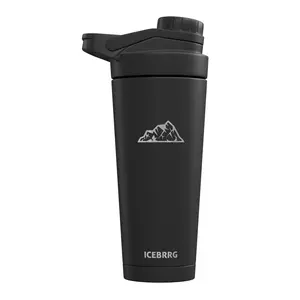ICEBRRG Shaker | 26 oz. Stainless Steel Shaker Bottle | Odor & Leak-Proof | Ice-Cold 30+ Hours