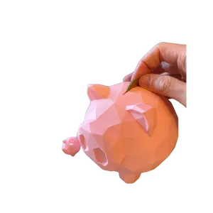 Geometric Piggy Safe-piggy bank
