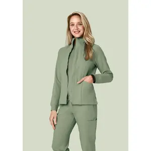 Women's Modern Scrub Jacket Cool Sage