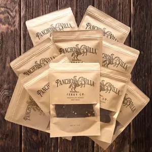 Pancho Villa Jerky 10 Pack | Original Flavor | Premium Dried Beef Jerky Snack | Smoked and Spiced | 10 Pack - 2oz Bags
