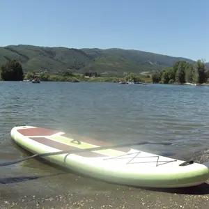 Premium SUP Inflatable Stand Up Paddle Board with 2-in-1 Paddle, Wide Stable Design, Non-Slip Comfort Deck for Adults & Youth