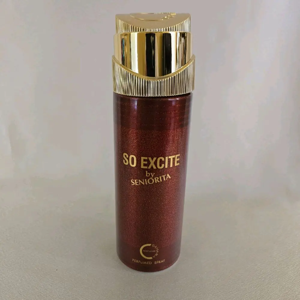 So excite by Señorita perfumed body spray. Juicy, Floral. Daily use. 200 ML.