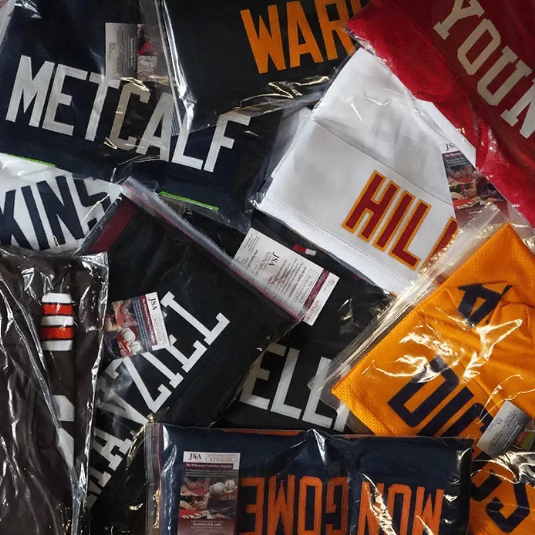 Signed Authentic Football Jersey - Pick your division
