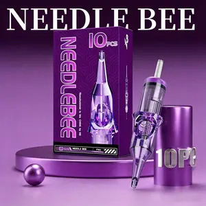 10-Pack Disposable Tattoo Needles Rl/rs/rm/m1, Sterile Safety Needles for Beginners, Essential Tattoo Supplies, Safe and Hygienic