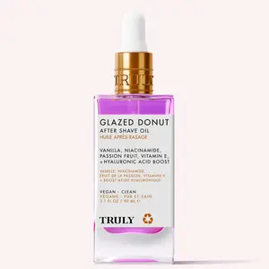 Glazed Donut Brightening Oil – Discoloration-Fighting Treatment – Brightens Dull, Uneven Skin with Vitamin E, Niacinamide & Hyaluronic Acid – Deeply Hydrates, Minimizes Ingrowns & Enhances Radiance on Legs, Underarms & Bikini Line – Vanilla Glaze Scent