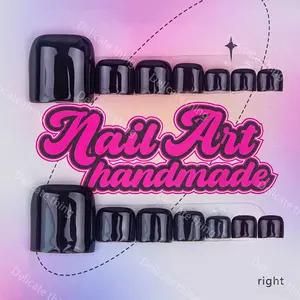Nailssbysheccid, 14PCS Foot Covers, square shape， 100% handmade, simple style,Solid color，suitable for summer outings to wear, it is the best gift for girls! Comes with jelly glue, crystal sticks and twisting rods. Handmade Press On