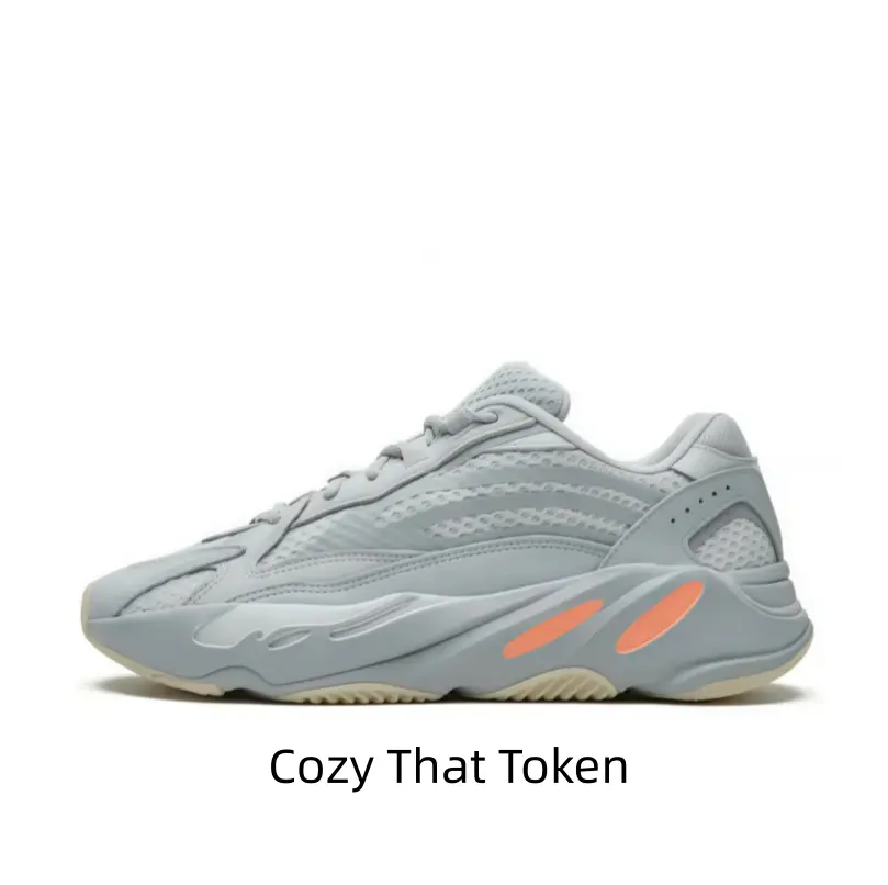 Light Gray Solid Streamline Chunky Dad Sneakers Soft Suede Mesh Mixed Upper White Curved Accent Overlays Sculpted Wave Foam Midsole Non-Slip Black Rubber Outsole Unisex Daily Street Walking Shoes