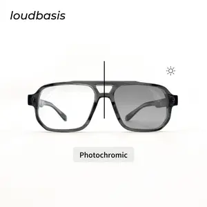 Photochromic Sunglasses Turns Grey | Clear & Stylish Frame