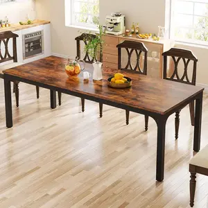 Tribesigns Dining Table for 6-8 Person, 78 inch Long Rectangular Kitchen Dining Table