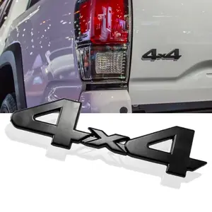 1 pc pcs Black 4X4 Logo Badge Trunk Fender Emblem Sticker
