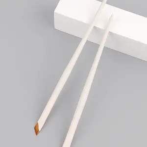 Angled Brow Brush Ultra-Fine Soft-Tipped Detail Brush Angled Flat-Blade Design Professional Makeup Tool for Eyebrows Eyeliner Under-Eye AreaAngled brow brush, ultra-fine soft-tipped detail brush, angled flat-blade brush design, flat-tipped eyeliner and br