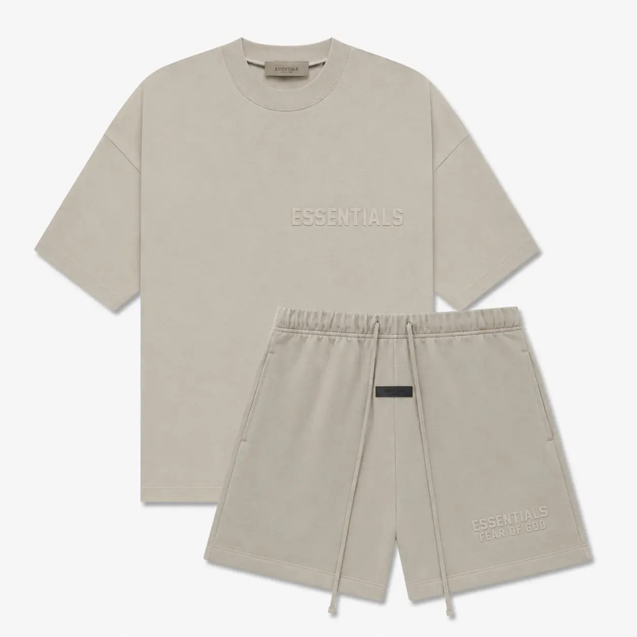 (Tee and Shorts-One Set) Fear of God Essential SEAL Tee and Shorts SS23 Style