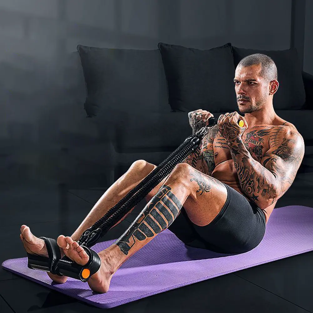 Professional Pedal-Operated Resistance Trainer - Home Fitness System for Core Strengthening, Back Support and Abdominal Muscle Development