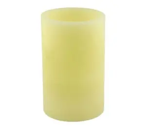 Pacific Accents 5x8 Ivory Flameless Candle Pillar