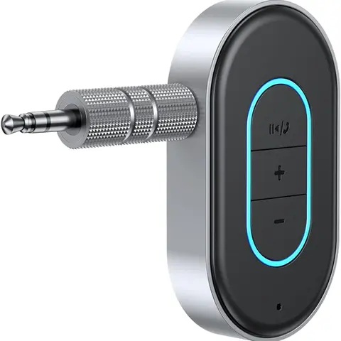 VANOTOM Aux Bluetooth 5.3 Adapter for Car, Bluetooth Car Adapter 3.5mm Aux Input, Aux to Bluetooth with On/Off Switch for Car/Home Stereo/Wired Headphones/Speaker, 16H Battery Life | backtoschool