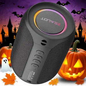 ZEALOT Portable Wireless Speaker - Waterproof Outdoor Bluetooth Speaker, Halloween Bundle with HIFI Stereo Sound, Loud & Powerful Bass, All-Day Battery Life, RGB Lighting - Ideal for Halloween Gifts, Home, Outdoor, Camping, Hiking, Cycling, Travel.