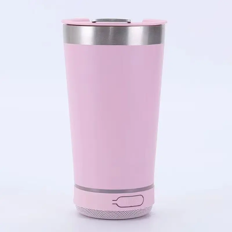 AuraHome 2-in-1 Casual Portable Bluetooth Speaker & 17oz (401-500ml) Insulated Stainless Steel Tumbler - IPX6 Waterproof Detachable, Leak-Proof Coffee Container, USB-C Fast Charging, 1x USB-C Charging Cable, Portable Gadgets for Gym, Outdoor Adventurers,