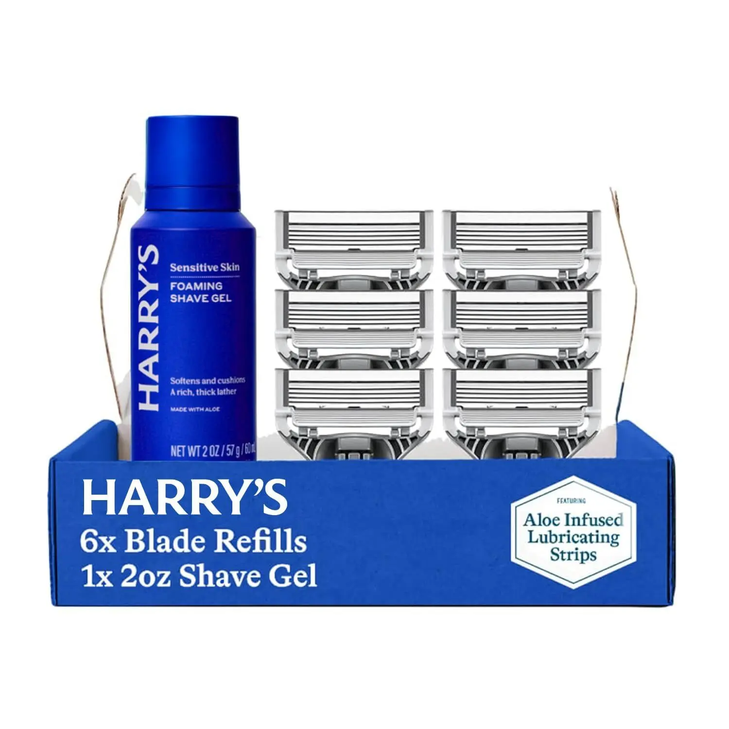 Harry's Original Razor Blades for Men - 14 Count - Premium Razor Blade Refill Cartridges - German Engineered