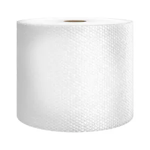 Small Bubble Cushioning Wrap, 12 in x 200 ft, Clear for Packaging and Shipping