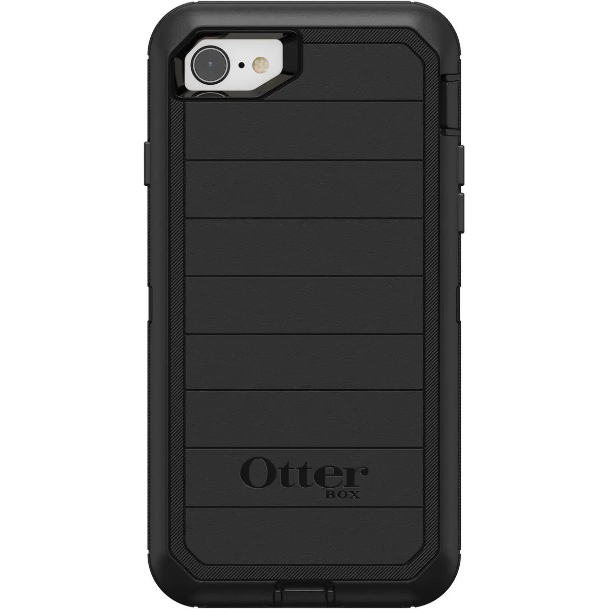 OtterBox Defender Pro Series Rugged Protective Cover for iPhone SE (2020 & 2022), 8, 7 - Black Smartphone Handheld Device Accessories