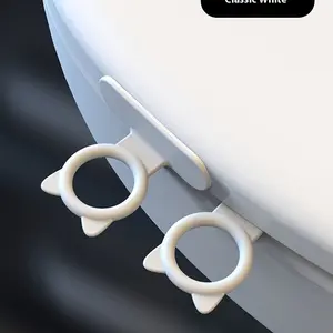 2pcs European style toilet lid opener, slip-resistant door cabinet handle, Bathroom Accessory, Home Restroom