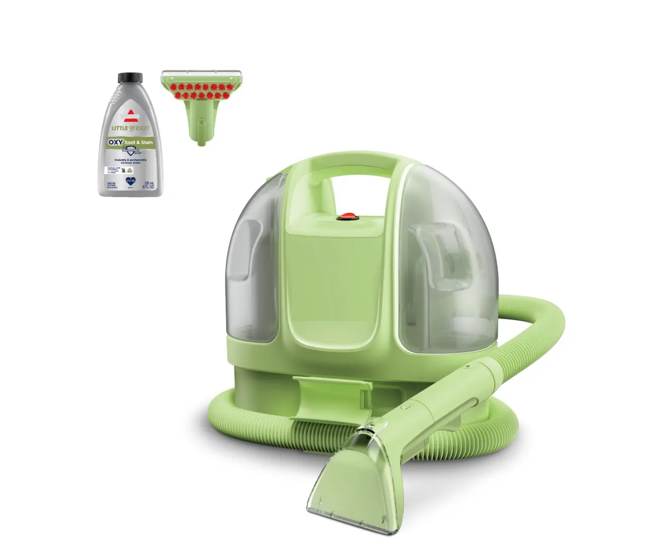 Portable and Upholstery Deep Cleaner, Car/Auto Detailer with 4" Tough Stain Tool and Little Green Trial Formula, 4095