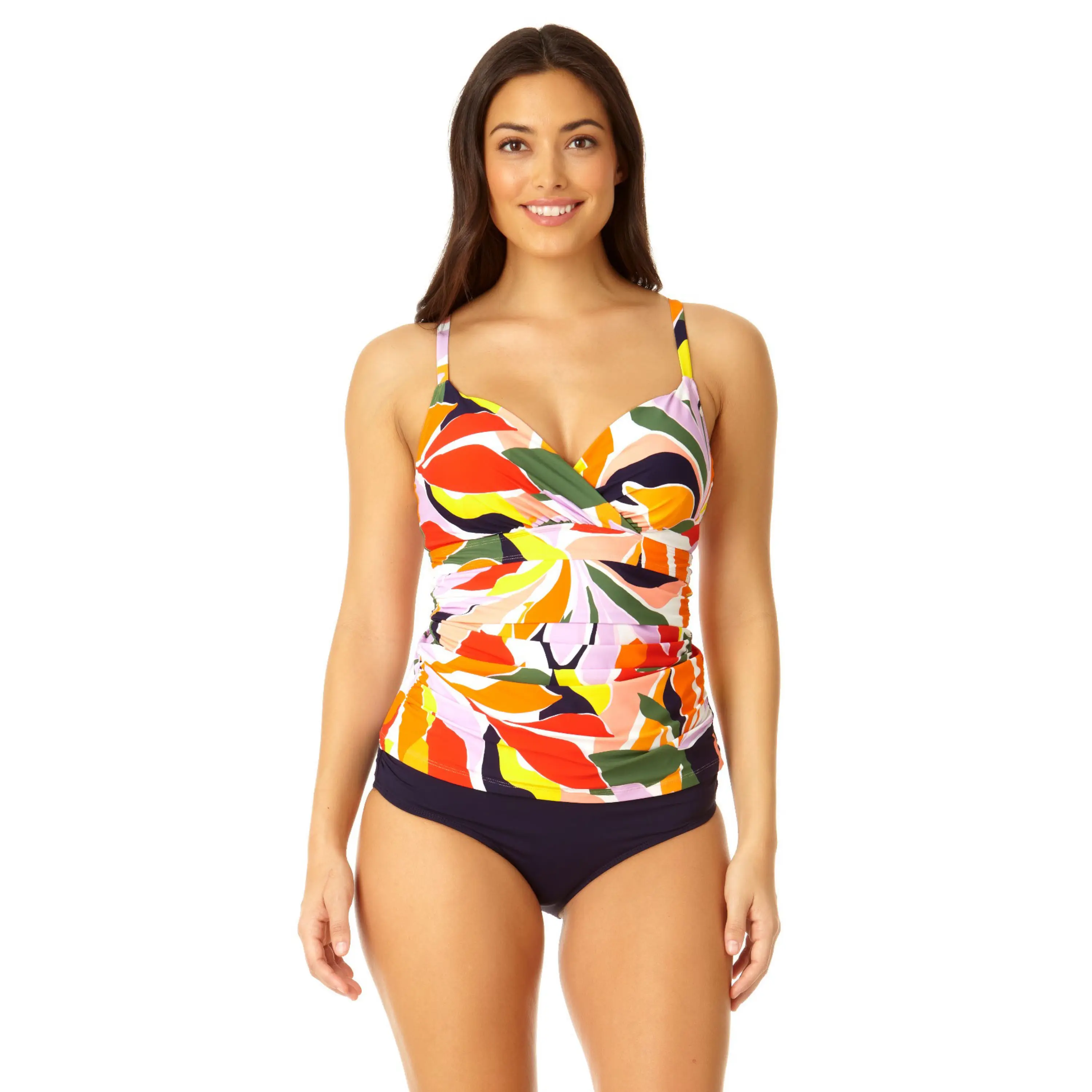 Anne Cole - Women's Twist Front Underwire Tankini Swim Top