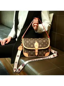 Women's Fashion Shoulder Bag, Magnetic Closure Print Casual Commuter Bag, Versatile Crossbody Handbag for Daily Use & Stylish