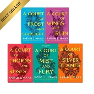 Sarah J. Maas 5 Books Collection Set A Court of Thorns and Roses Series