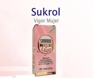 Sukrol Vigor Mujer Dietary Supplement With Vitamin E - 30 Tablets - Fortalizado Con Vitamina E