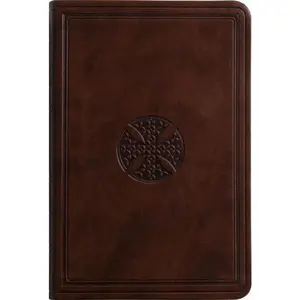 ESV Value Compact Bible (Trutone, Chestnut, Mosaic Cross Design)